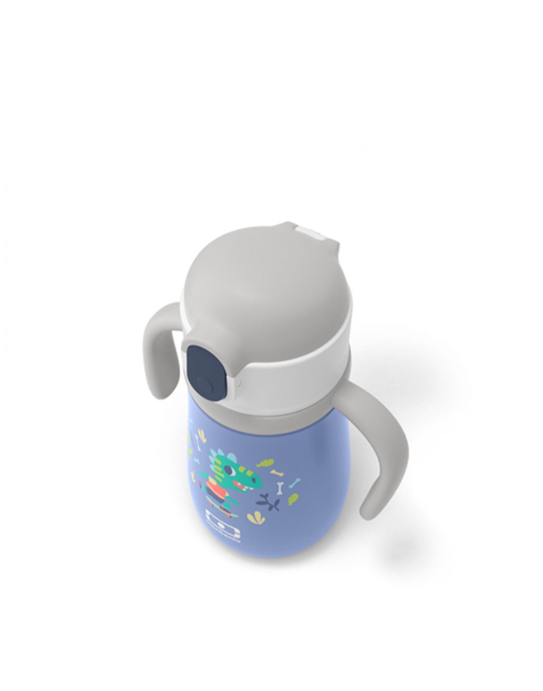 Monbentol Kids Insulated Bottle 360ml Blue Dino