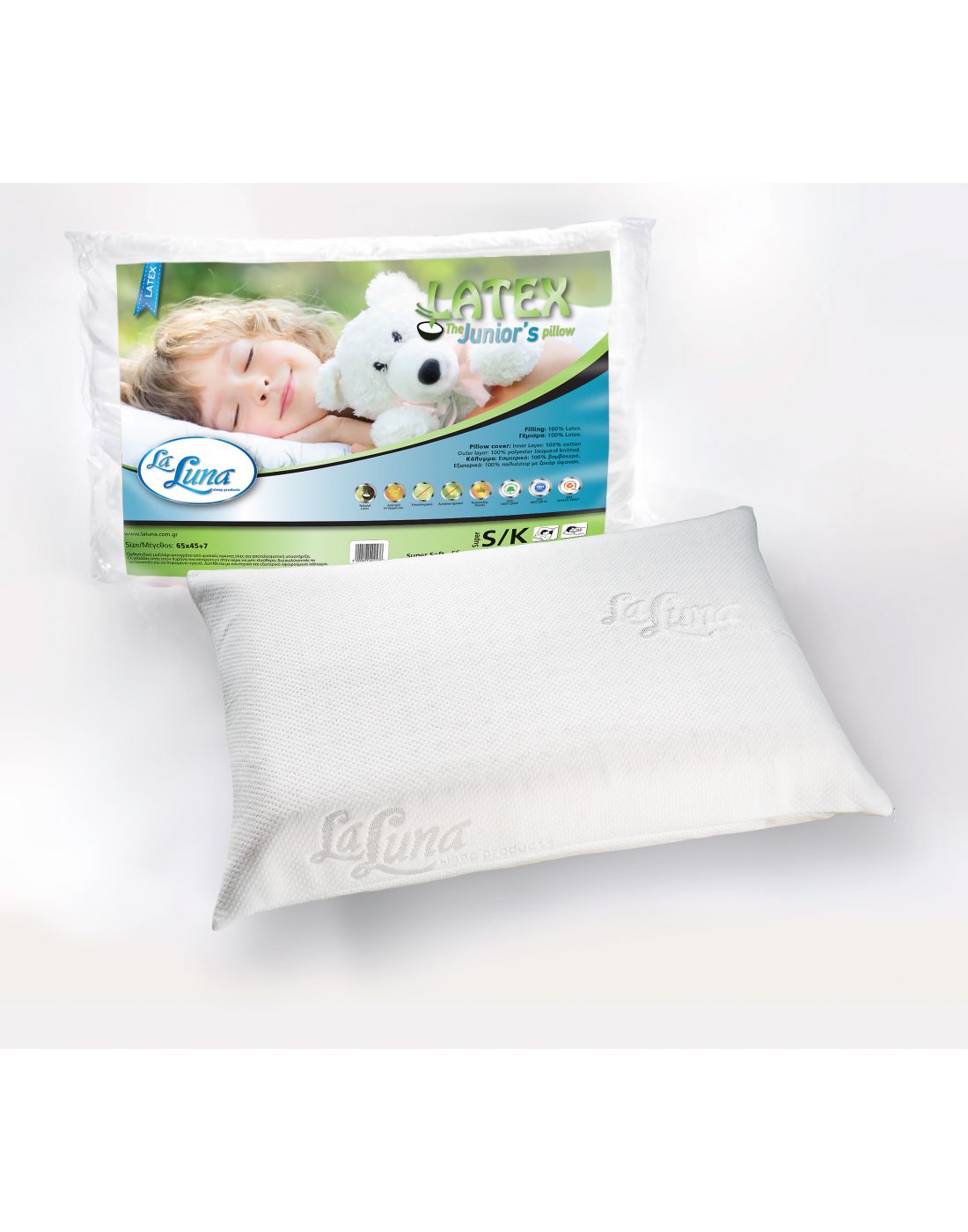 La Luna Sleeping Baby Pillow 30*40 Latex Junior