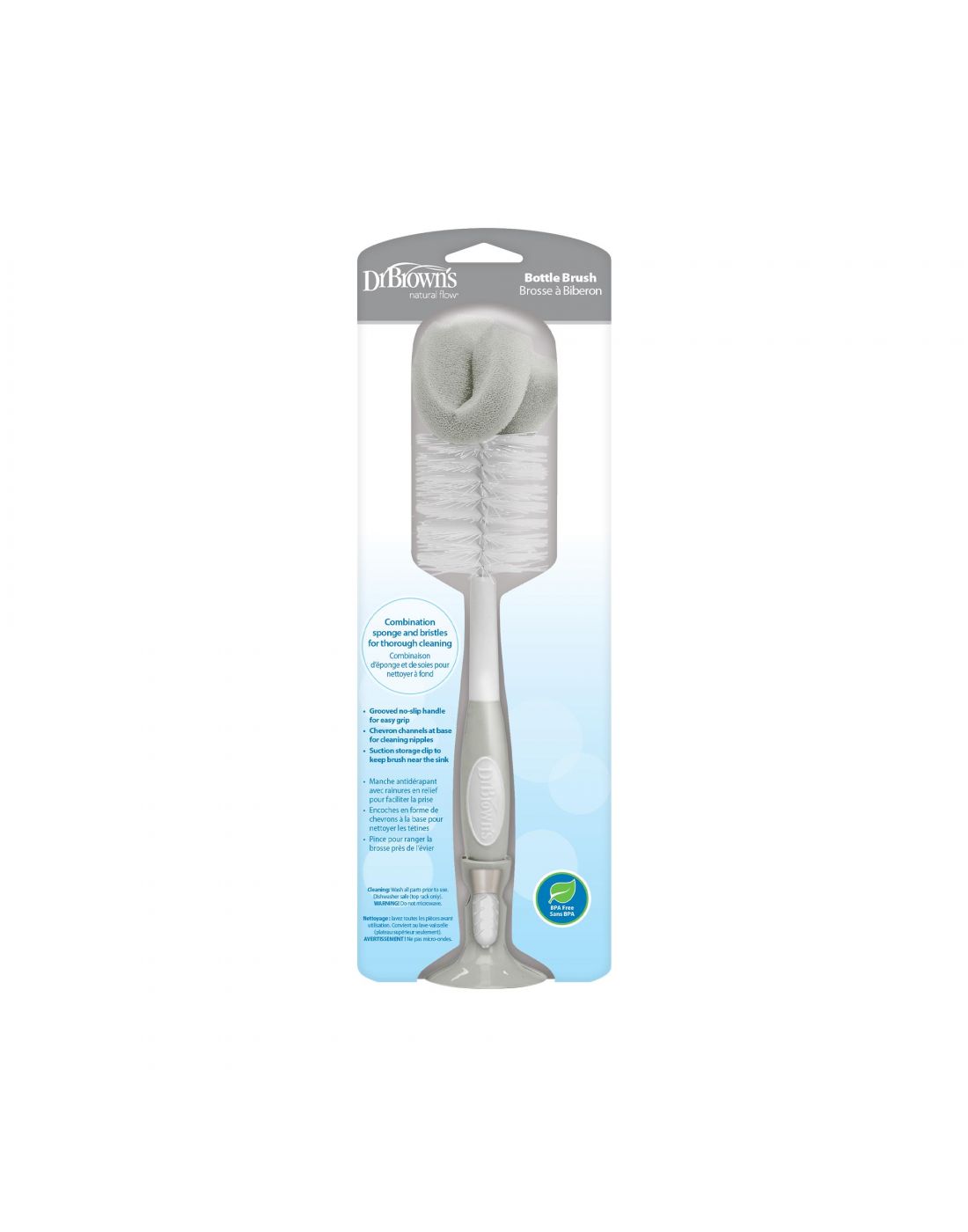 Dr.Brown's Bottle cleaning brush Grey

