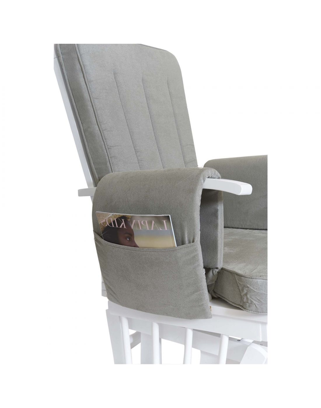 Gliding Chair White-Grey