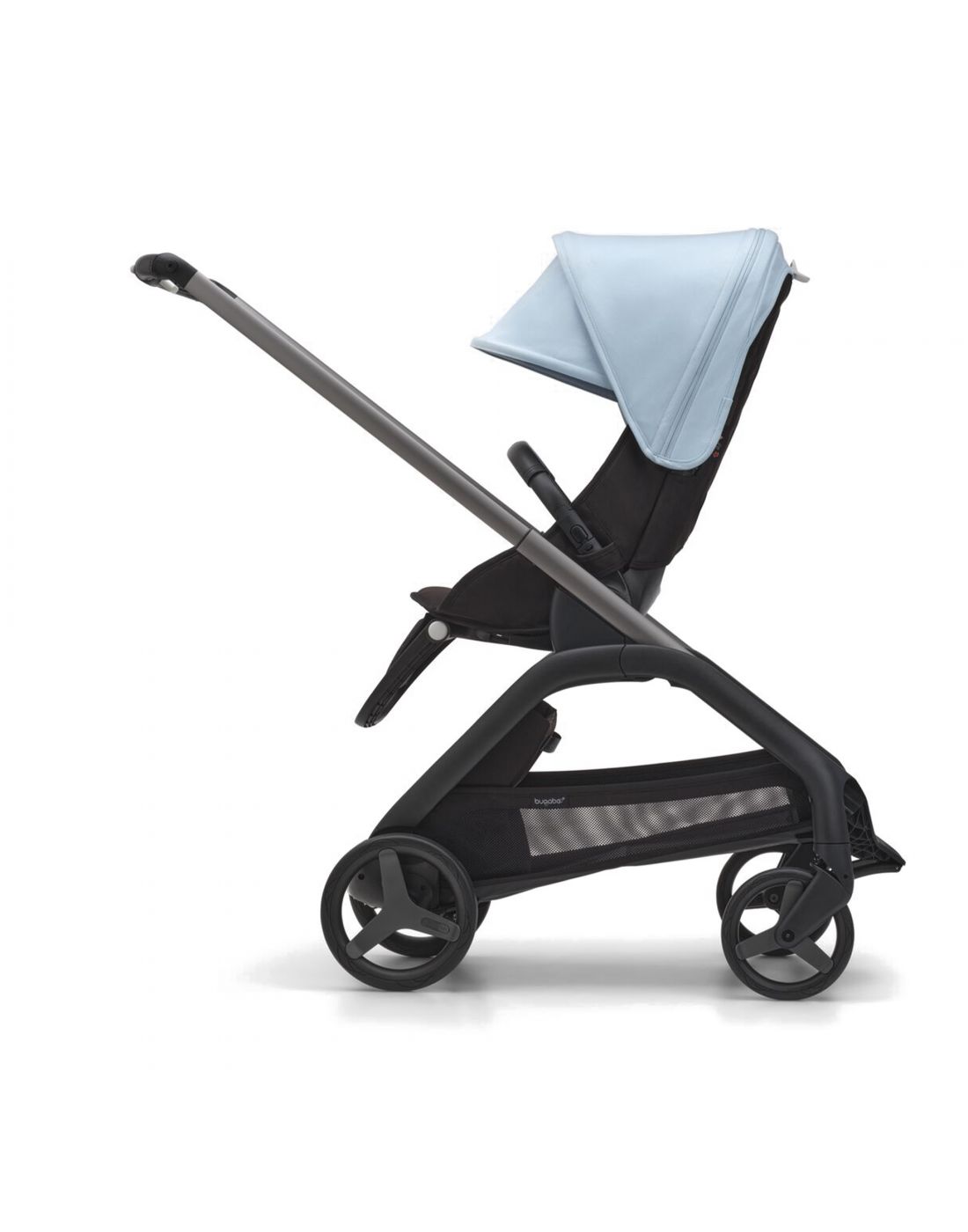 Bugaboo Dragonfly Stroller complete Graphite Midnight Black-Skyline Blue