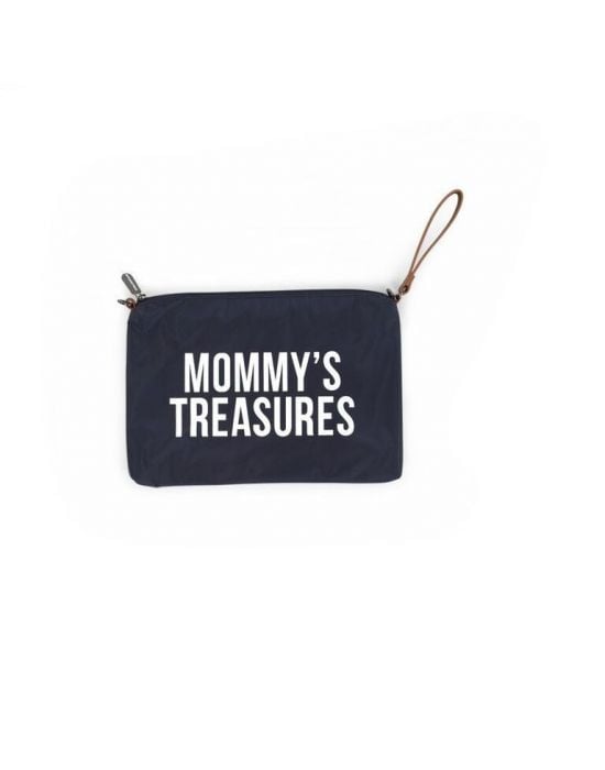 Childhome Mommy Treasures Navy White Little Bag