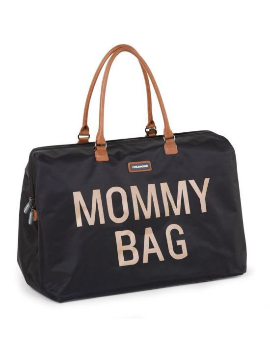 Childhome Mommy Bag Big Black Gold