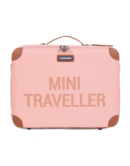 Childhome Mini Traveller Kids Suitcase Pink/Copper