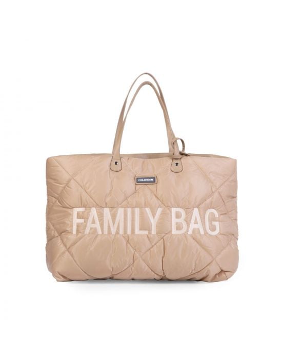 Τσάντα Αλλαγής Childhome Family Bag Puffered Beige