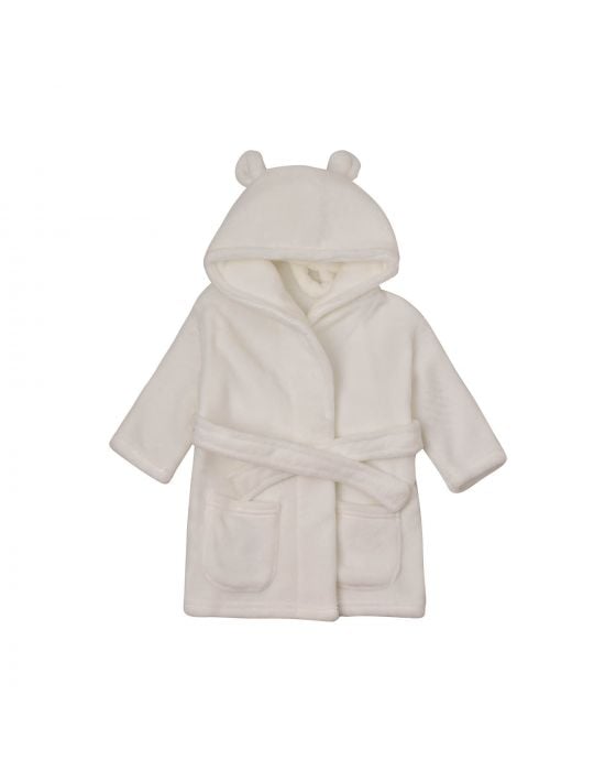  Bambino Babys First Dressing Gown - White 3-6 Months