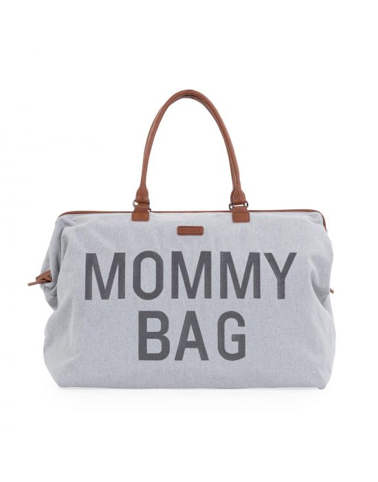 Τσάντα Αλλαγής Mommy Bag Canvas Grey Childhome