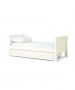 Mamas & Papas Adjustable Cot to Toddler Bed Sleigh WhiteWith Under-Bed Storage