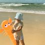 Sunnylife Inflatable Noodle Sonny the Sea Creature Neon Orange