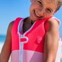 SunnyLife Melody the Mermaid Swim Vest 3-6 Neon Strawberry