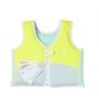 SunnyLife Salty the Shark Swim Vest 3-6 Aqua Neon Yellow