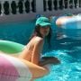SunnyLife Pool Side Tube Float Pastel Gelato