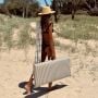 SunnyLife Lean Back Beach Chair The Vacay Khaki Stripe
