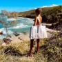SunnyLife Carryall Beach Bag Rio Sun Pastel Lilac Stripe
