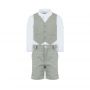 Lapin House Shirt-Bermuda-Vest Baby Set