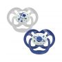 Dr.Brown's  Advantage Pacifier - Stage 2, Glow in the Dark - Blue 2-Pack 6-18Μ
