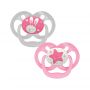 Dr.Brown's Advantage Pacifier - Stage 2, Glow in the Dark - Pink, 2-Pack --6-18Μ