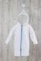 Mothertouch Baby Blue Bathrobe With Zipper No2