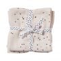 Baby Burp Cloth 2-pack Dreamy Dots Powder