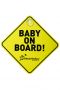 DreamBaby Baby on Board Sign Yellow / Black