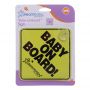 Baby on Board Sign Yellow / Black DreamBaby