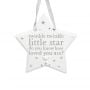 Bambino with Little Star' Hanging Plaque
