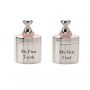Bambino Silver Plated ''First Tooth'' & ''Curl Box'' Pink