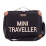 Childhome Mini Traveller Kids Suitcase Black/Gold