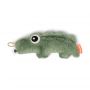Done By Deer Kids tiny sensory rattle toy Croco Green