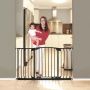 Dreambaby Set Safety Gate Chelsea Hallway+2 Extensions 9cm&18cm Black
