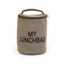 Τσάντα Childhome My Lunch Bag με Ισοθερμική Επένδυση Canvas Kaki