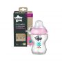 Tommee Tippee Baby Bottle Pink 260ml Closer to nature Low flow 0m +