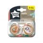 Tommee Tippee Baby Pacifiers Silicone Moda Pink 0-6M