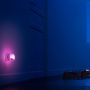 Pabobo Plug In Nightlight Light Sensor Blue