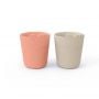 Done By Deer Baby Cup Set 2-pack Croco Sand-Coral