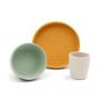 Done By Deer Kids Feeding Dinner Set Silicone Deer Lalee Colour Mix