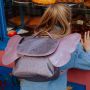 Σχολική Τσάντα Caramel Mini 23cm Purple Glitter