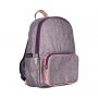 Caramel Backpack Small 31cm Glitter Purple