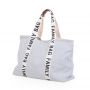 Childhome Family Bag Signature Canvas Off White