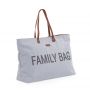 Τσάντα Αλλαγής Family Bag Canvas Grey Childhome