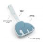Powder Done By Deer Silicone pacifier pouch Elphee Blue