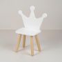 Wudd Little Wooden Table with 2 Crown Chairs