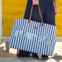 Τσάντα Αλλαγής Childhome Family Bag Stripes Electric Blue-Light Blue