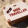 Childhome Mini Traveller Kids Suitcase Stripes Nude-Terracotta