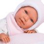 Κούκλα Newborn Κορίτσι με Κουβέρτα Llorens Γαϊτανακι
