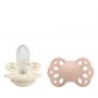 Bibs Infinity 2pack Pacifiers No 2 Ivory-Blush