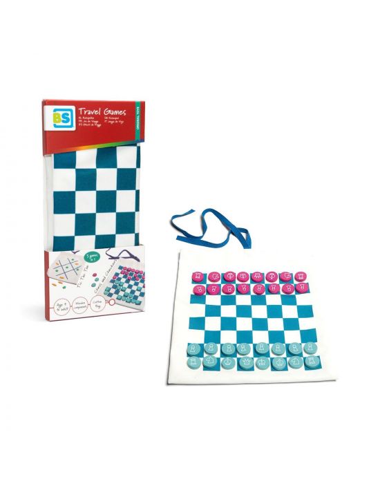 Imaginarium Travel Games, chess, checkers and three in a row