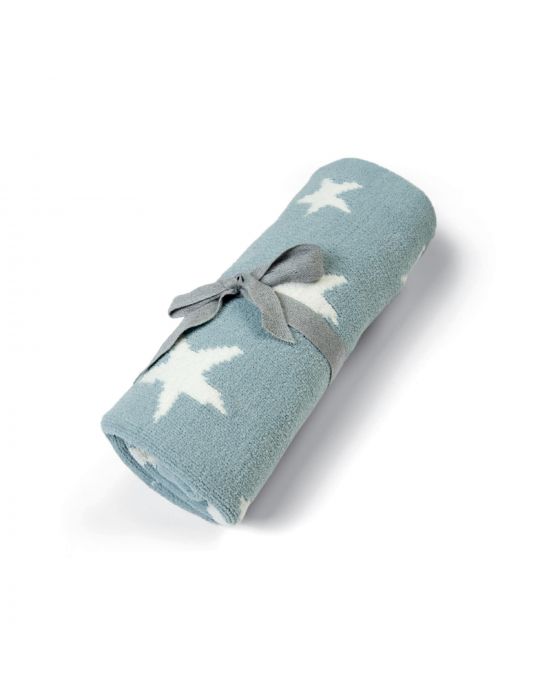 Mamas & Papas Blanket Chenille 70*90 cm Blue Star