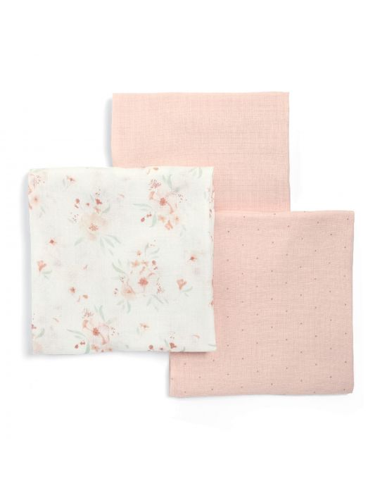 Mamas & Papas Baby Floral Muslin Squares - 3 Pack