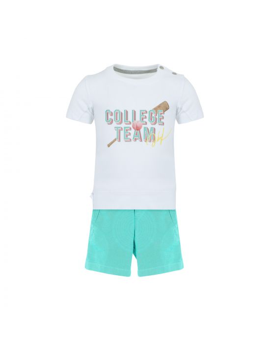 Lapin Kids Print T-Shirt & Shorts Set